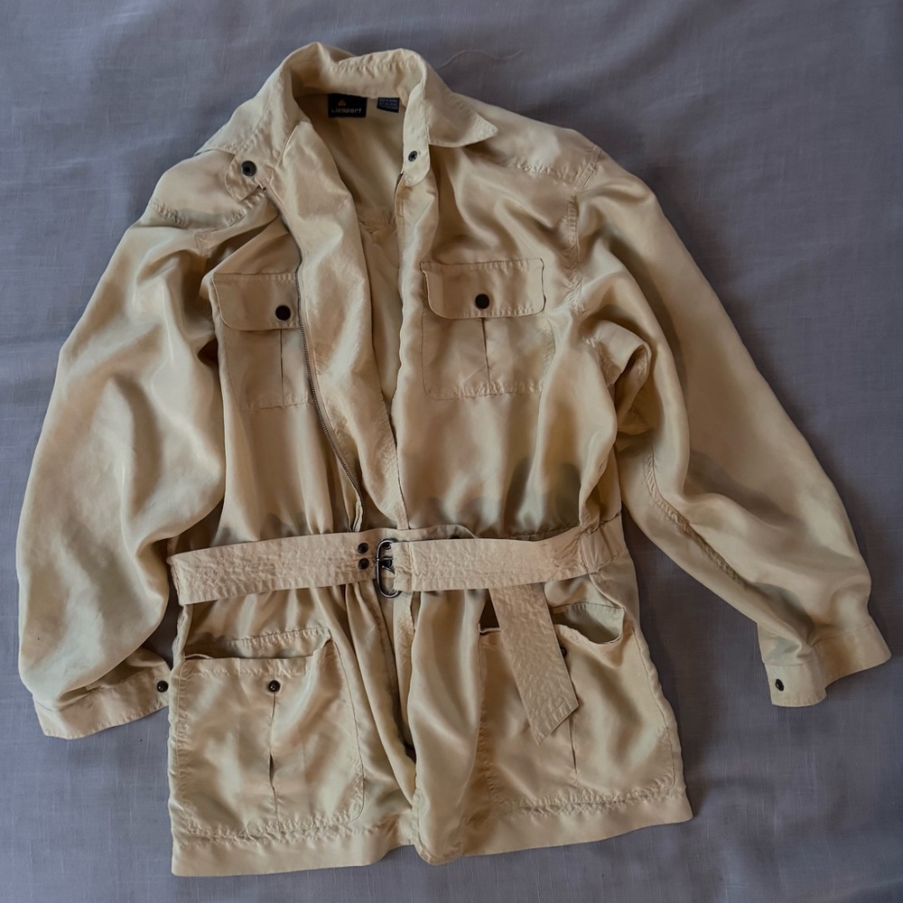 Tan Belted Jacket